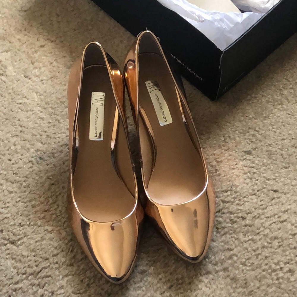INC International Concept Rose Gold heels